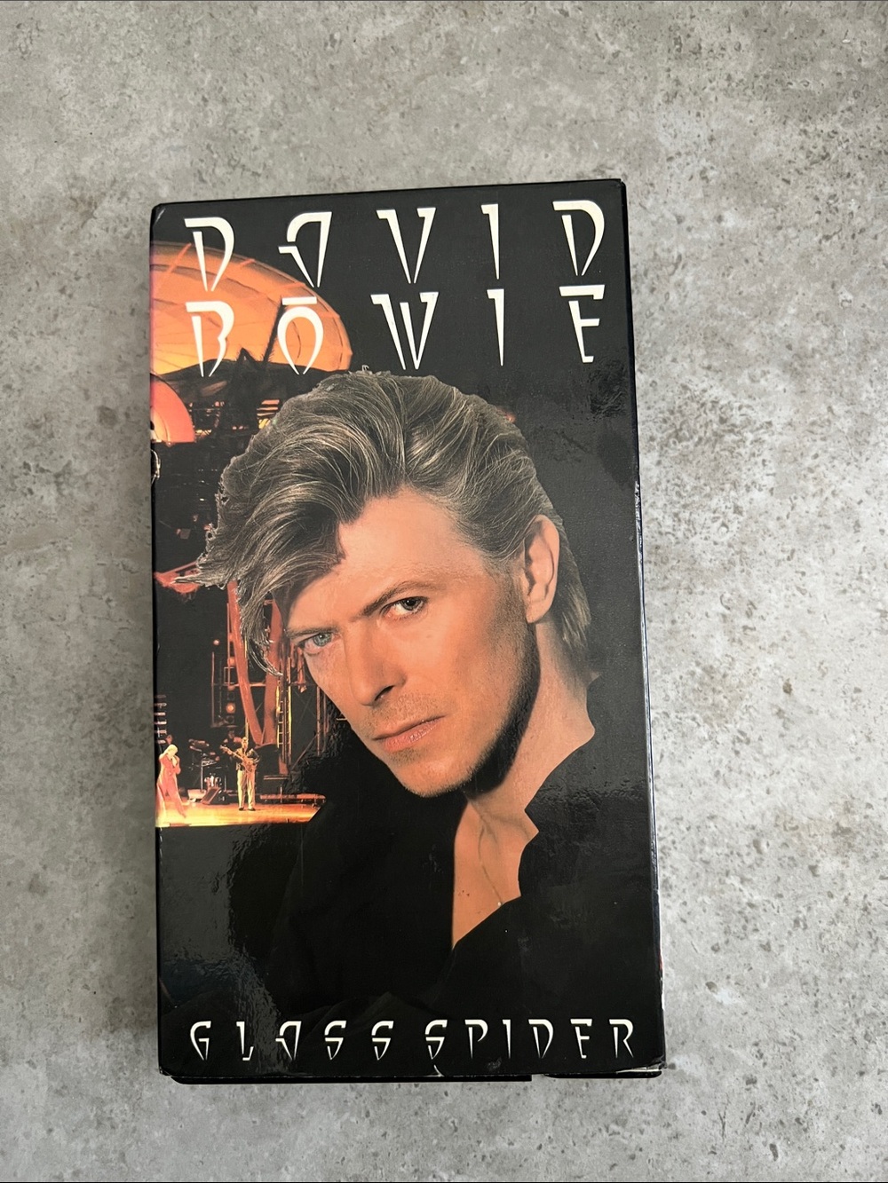 David Bowie Glass Spiders Concert VHS. Perfect for the Bowie collector.